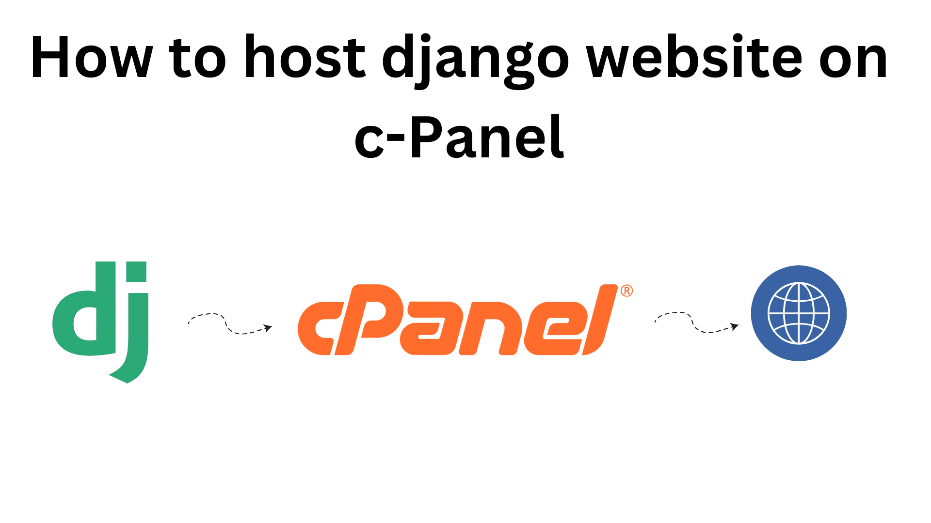 How to host django website on cpanel