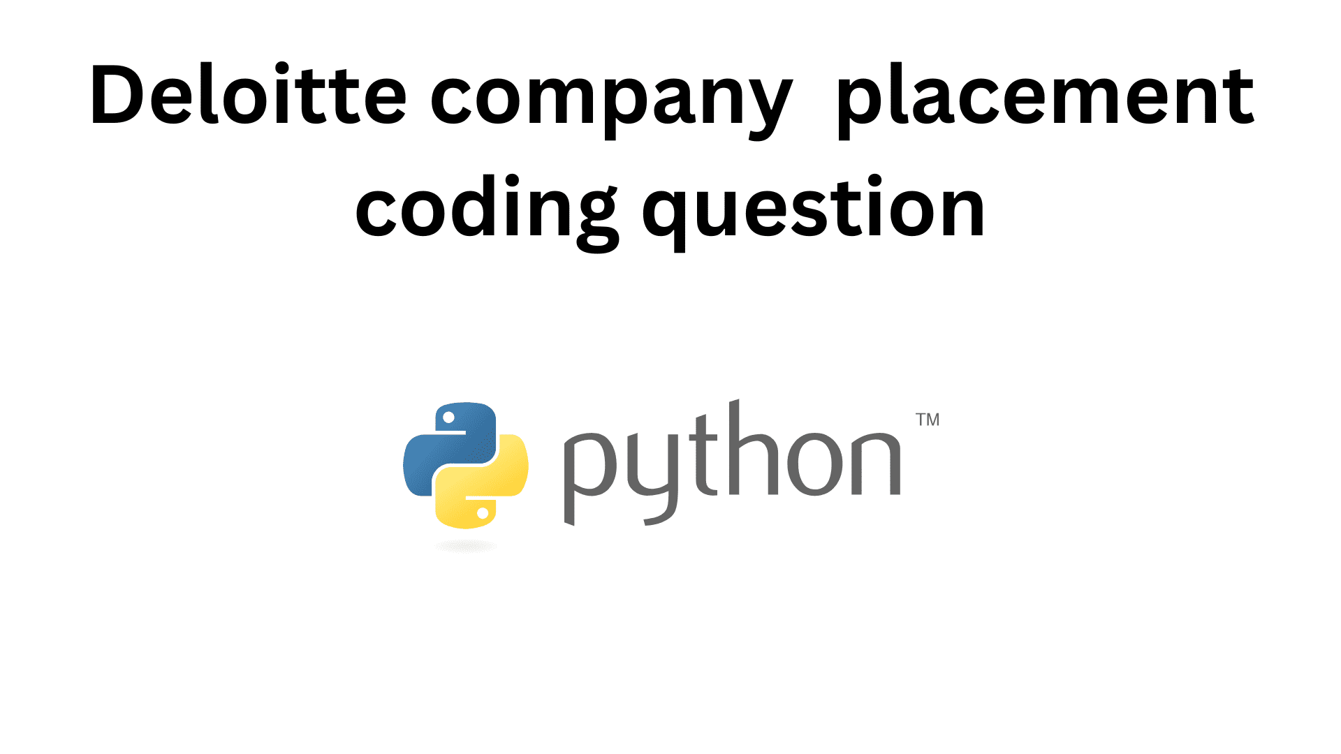 deloitte company placement coding question 2024